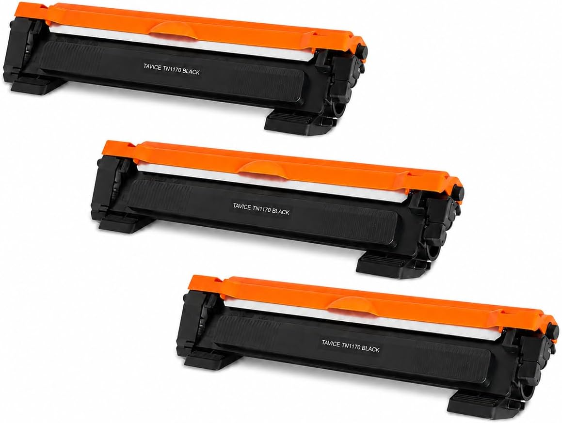 TAVICE 3 Pack TN1170 Toner Cartridges Compatible with Brother HL-L1230W and DCP-L1630W Printers, Black