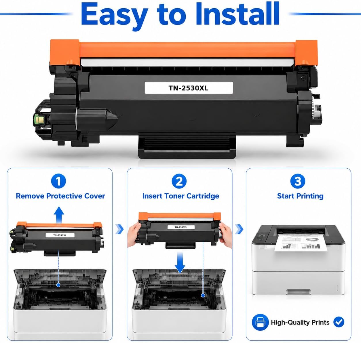 TAVICE TN2530XL Toner Cartridge Compatible with Brother HL-L2400DW/L2445DW/L2460DW/L2464DW