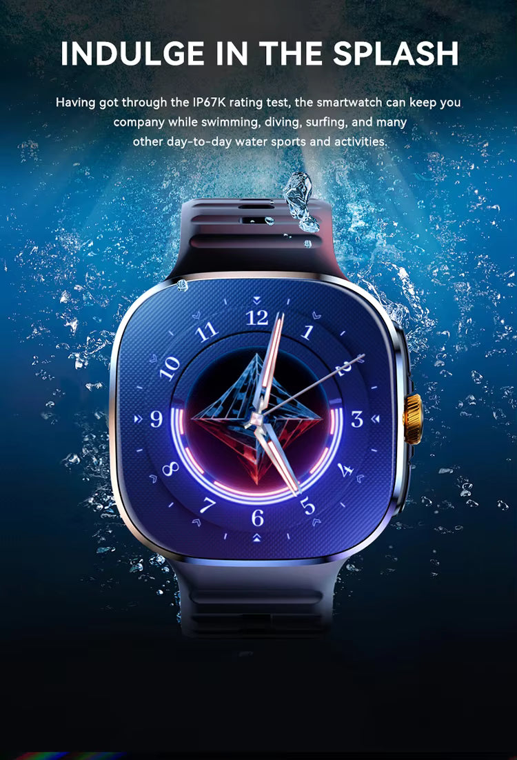 Tavice M99 5G Cellular Smartwatch – AMOLED Display, Rotatable Camera, GPS & Fitness Tracking