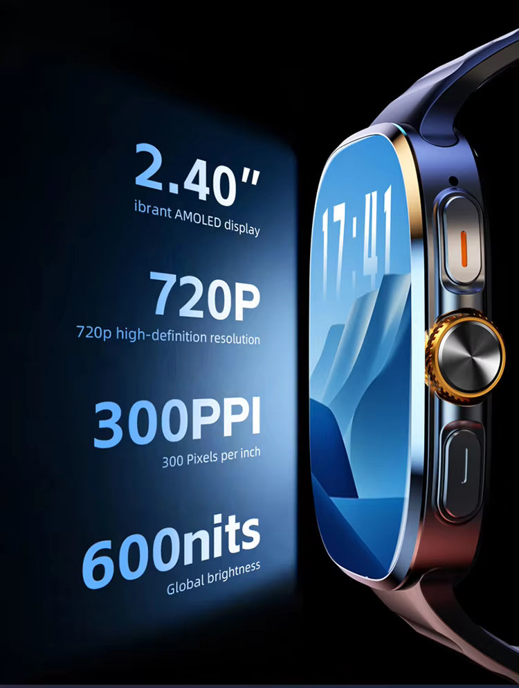 Tavice M99 5G Cellular Smartwatch – AMOLED Display, Rotatable Camera, GPS & Fitness Tracking