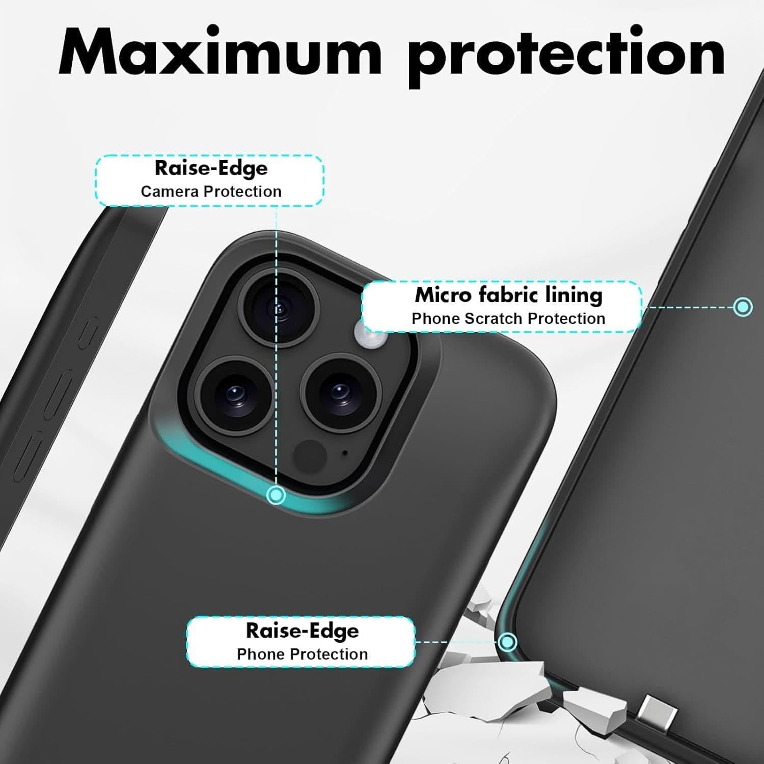Case for iPhone 17 with Built - in 5000mAh Battery & Foldable Stand – Slim and Durable Charging Case - Office Catch
