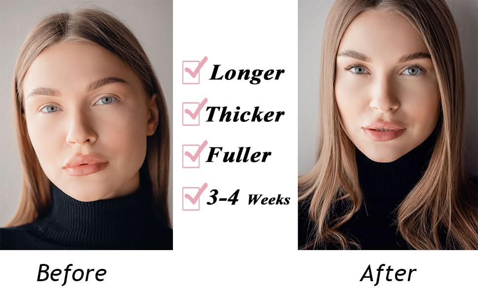 Eyelashes Enhancing Serum, Natural Formula Growth Serum, Results in 3 - 4 Weeks for Longer, Thicker, and Fuller Eyelashes. 5ML - Office Catch