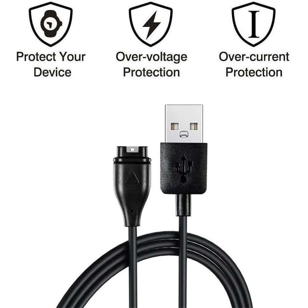 For Garmin Watch Charger Cable Fenix7 5x 6 6X 6S PRO Charger Instinct 2S USB Type-C Charging Cable - Office Catch