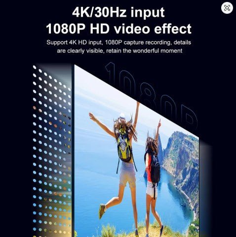HDMI to USB Video Capture Card, USB 3.0 4K 60FPS Game Capture & Streaming Adapter - Office Catch