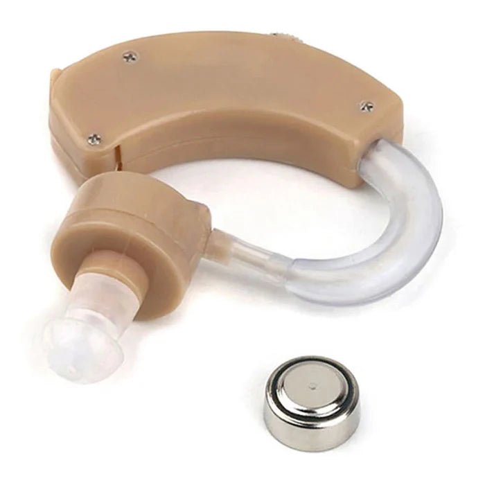 Portable Mini Wireless Hearing Aids Sound BTE with Noise Reduction Chip - Office Catch