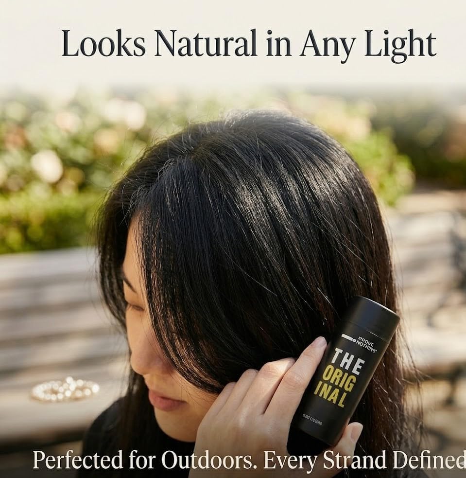 PROVE NOTHING Hair Fibres (28g) Instantly Fuller, Thicker Look Windproof & Sweatproof | Women and Men | Designed in Australia (BLACK) - Office Catch