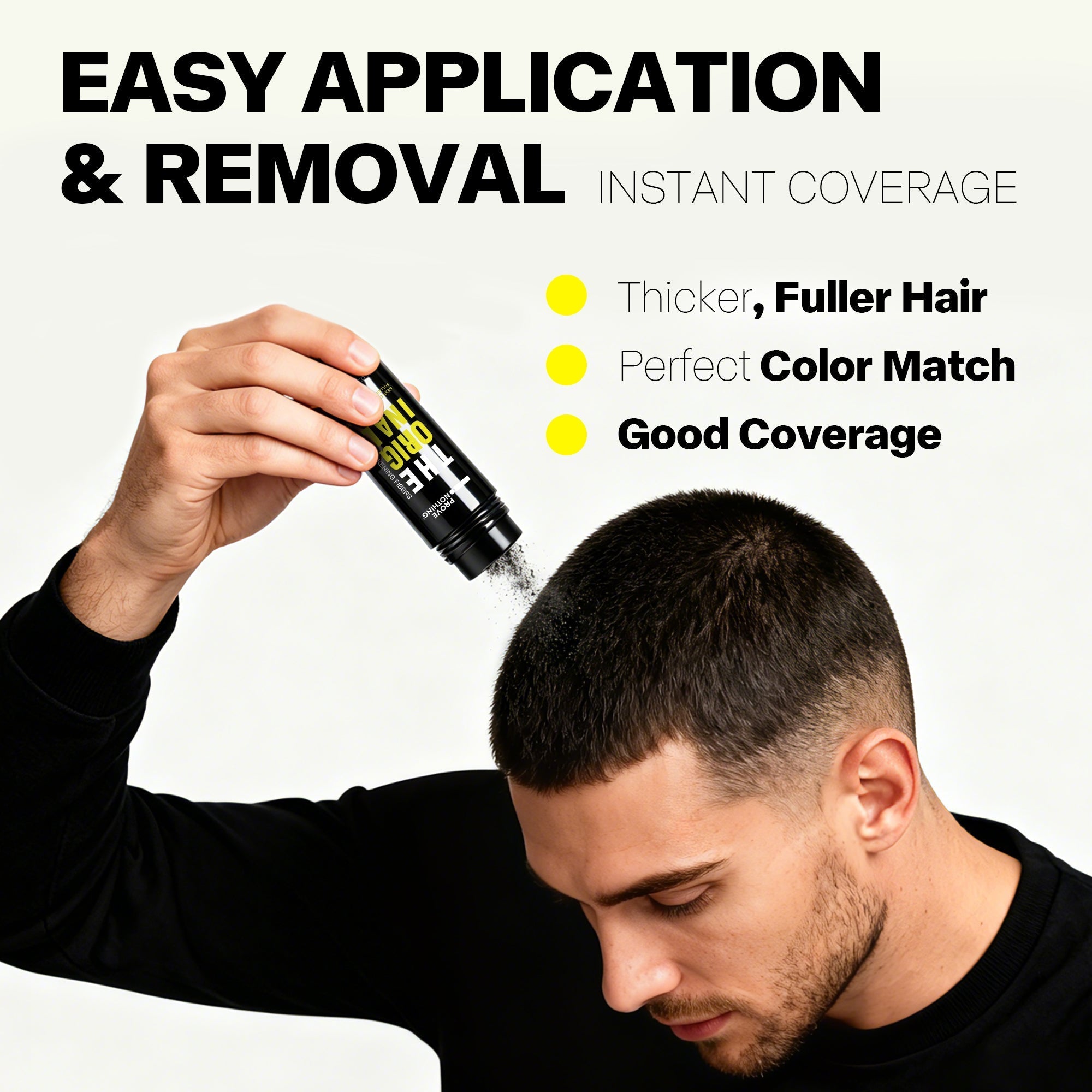 PROVE NOTHING Hair Fibres (28g) Instantly Fuller, Thicker Look Windproof & Sweatproof | Women and Men | Designed in Australia (Light Brown) - Office Catch