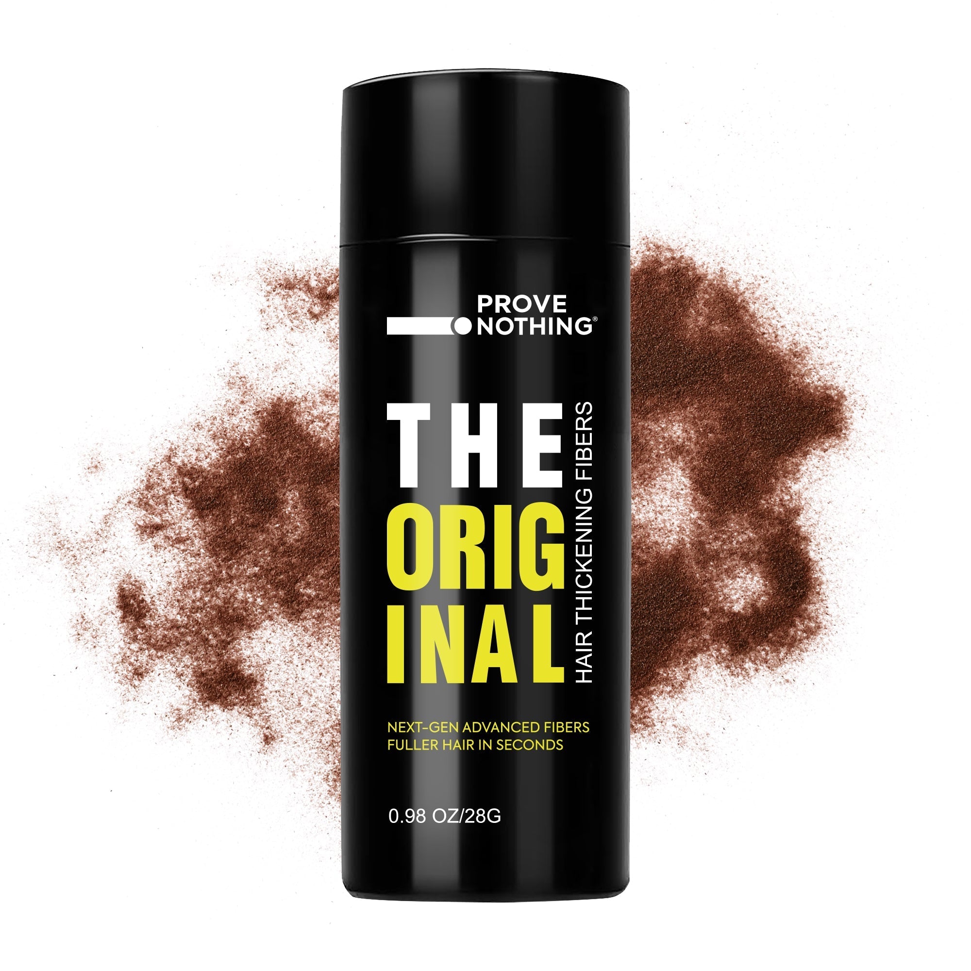 PROVE NOTHING Hair Fibres (28g) Instantly Fuller, Thicker Look Windproof & Sweatproof | Women and Men | Designed in Australia (Medium Brown) - Office Catch