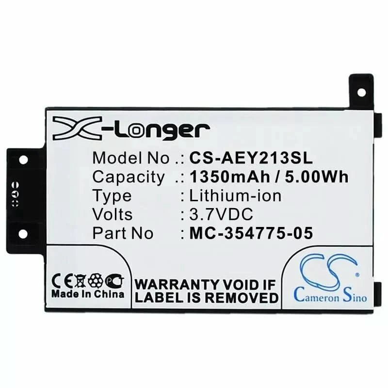 Replacement Battery 58 - 000049 MC - 354775 - 05 for Amazon Kindle Paperwhite 2nd Gen 6" DP75SDI, Kindle Touch 6" (2013), Paperwhite 6th & 7th Gen - Office Catch