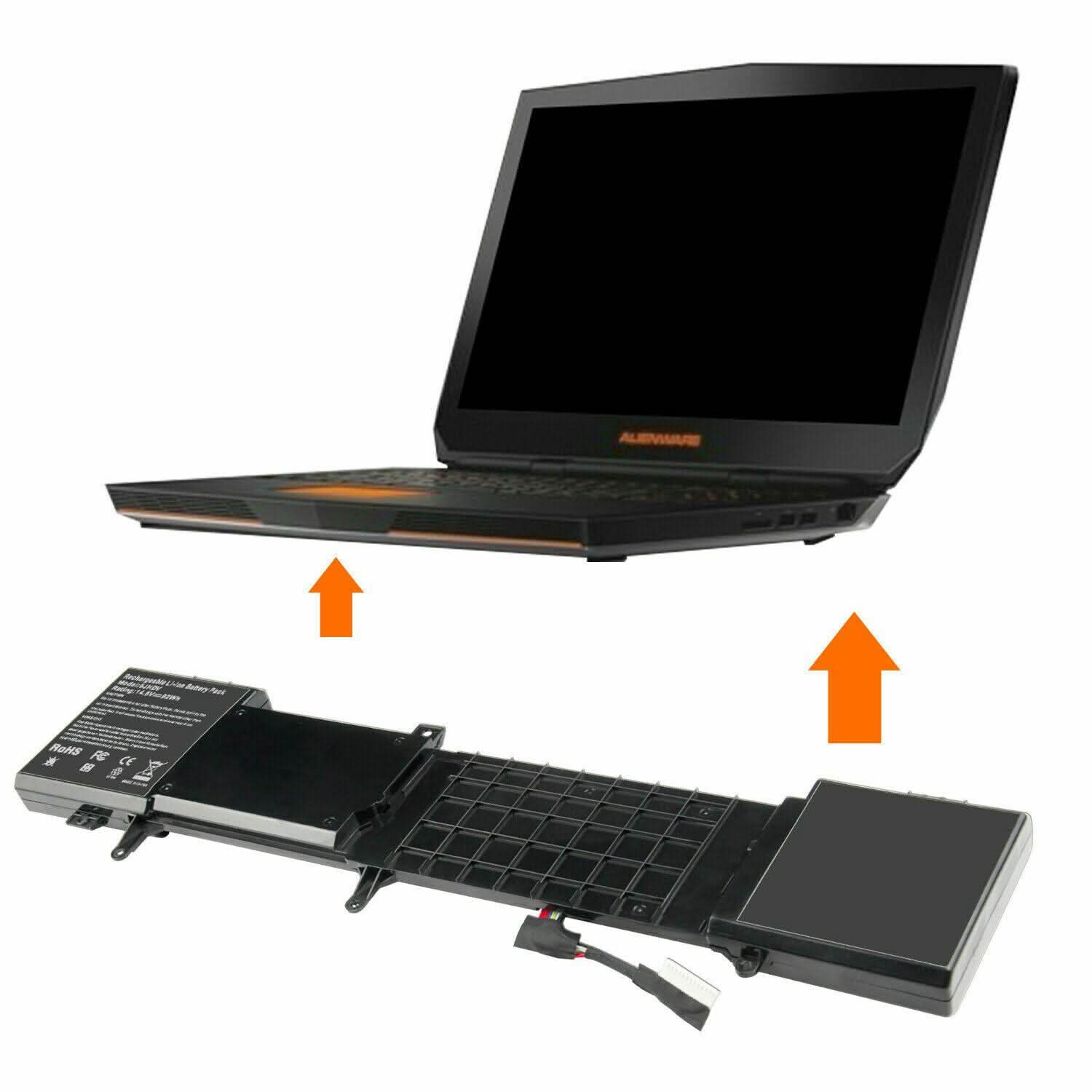 Replacement Battery for Dell Alienware 17 R2 / R3 | 6JHDV 6JHCY 5046J | 92Wh - Office Catch