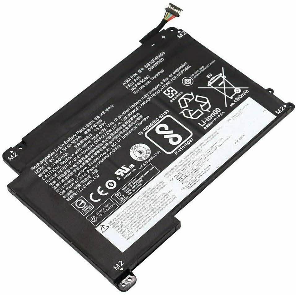 Replacement Battery for Lenovo Yoga 460, P40 Yoga – Compatible with 00HW020, 00HW021, SB10F46458, SB10F46459 – 11.4V 4540mAh Li - ion - Office Catch