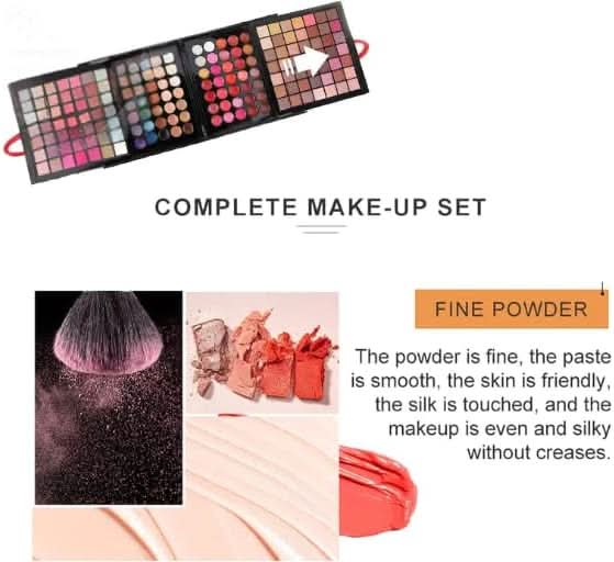 TAVICE 177 - Color Professional Makeup Kit Eyeshadow Palette with Blush, Lip Gloss, Concealer & Eyebrow Powder - Office Catch