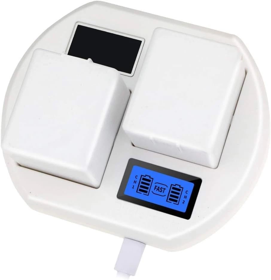 TAVICE 2-Pack 2200mAh 7.4V Replacement Batteries with Dual USB LCD Charger for Arlo Pro & Pro 2 VMA4400 VM4030 - Office Catch
