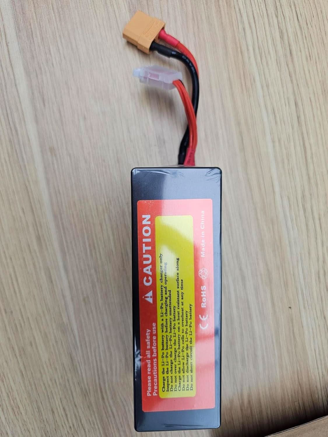 TAVICE 2 Pack 4S LiPo Battery 14.8V 7200mAh 120C with XT90 Connector Compatible with RC Cars, Trucks & Racing Models - Office Catch