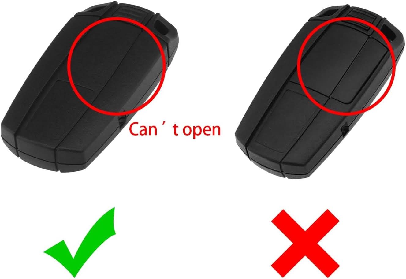 TAVICE 2 PACK BMW Compatible 3 Button Smart Remote Key FOB CASE 1 3 5 6 7 E90 E93 E92 M3 M5 X3 X5 - Office Catch