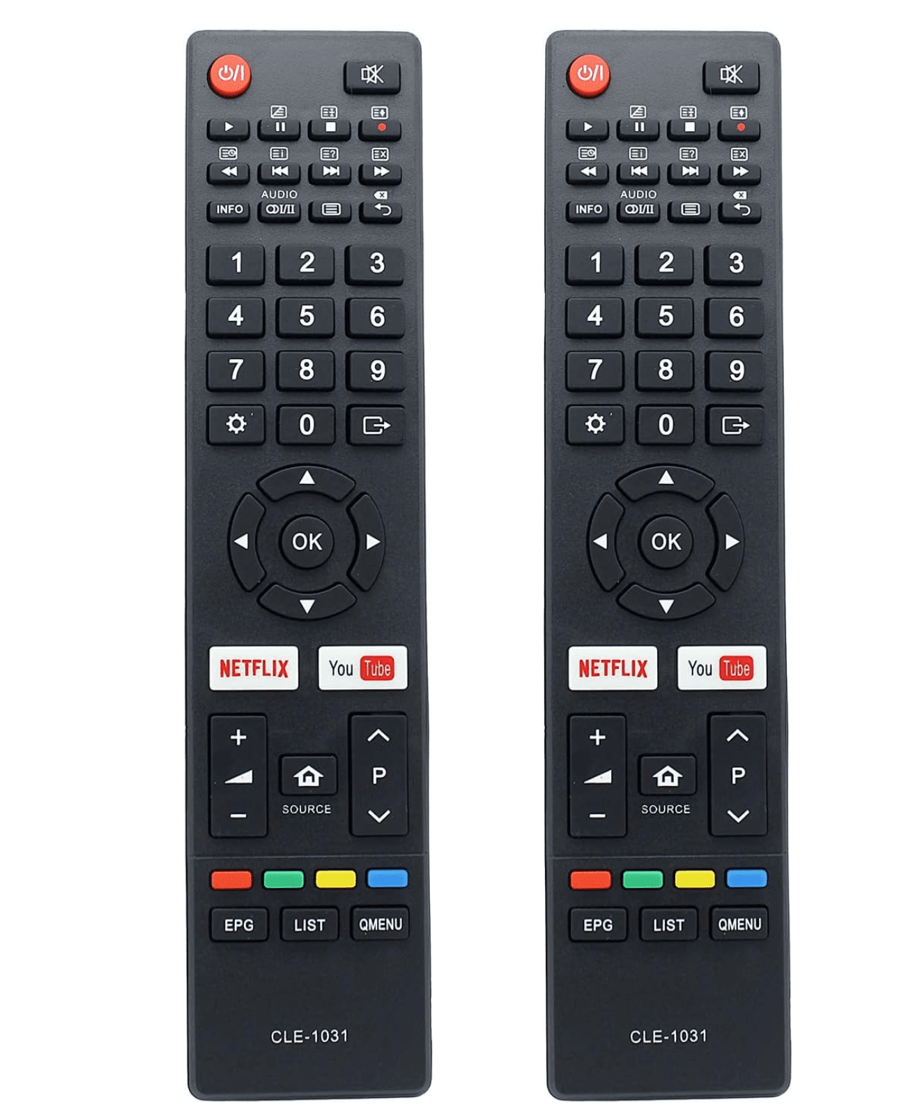 TAVICE 2 PACK Remote for HITACHI CLE - 1031 TV 55UHDSM8 65UHDSM8 70UHDSM8 75UHDSM8 - Office Catch