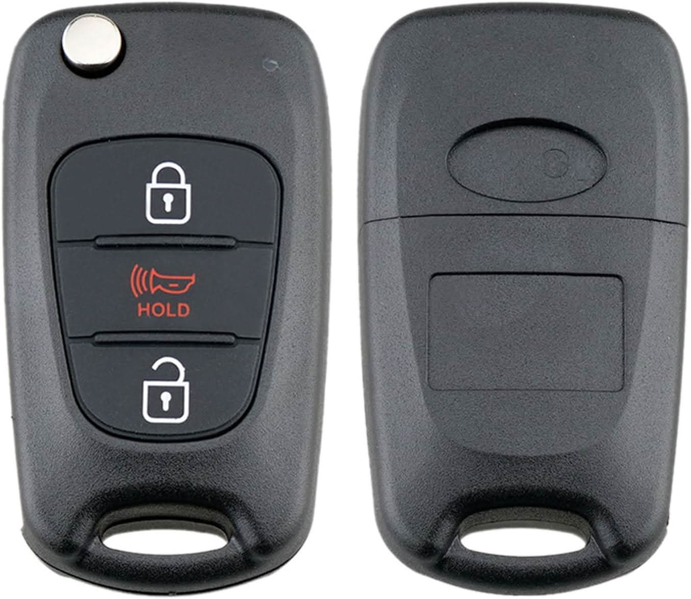 TAVICE 2 Pack Replacement remote Flip car key shell suitable for HYUNDAI i20 i30 i35 - Office Catch