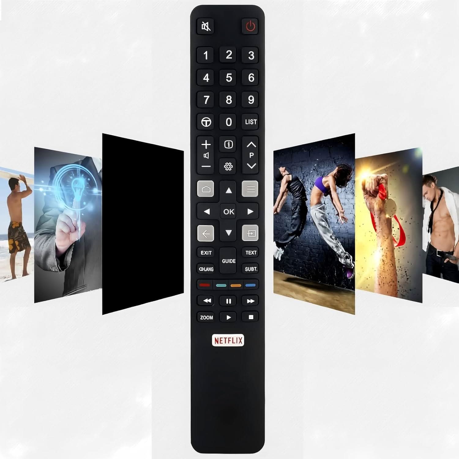 TAVICE 2 pack Replacement Remote For FFALCON TV grc802n YAI2 55uf1 65uf1 50uf1 40sf1 32sf1 N - Office Catch