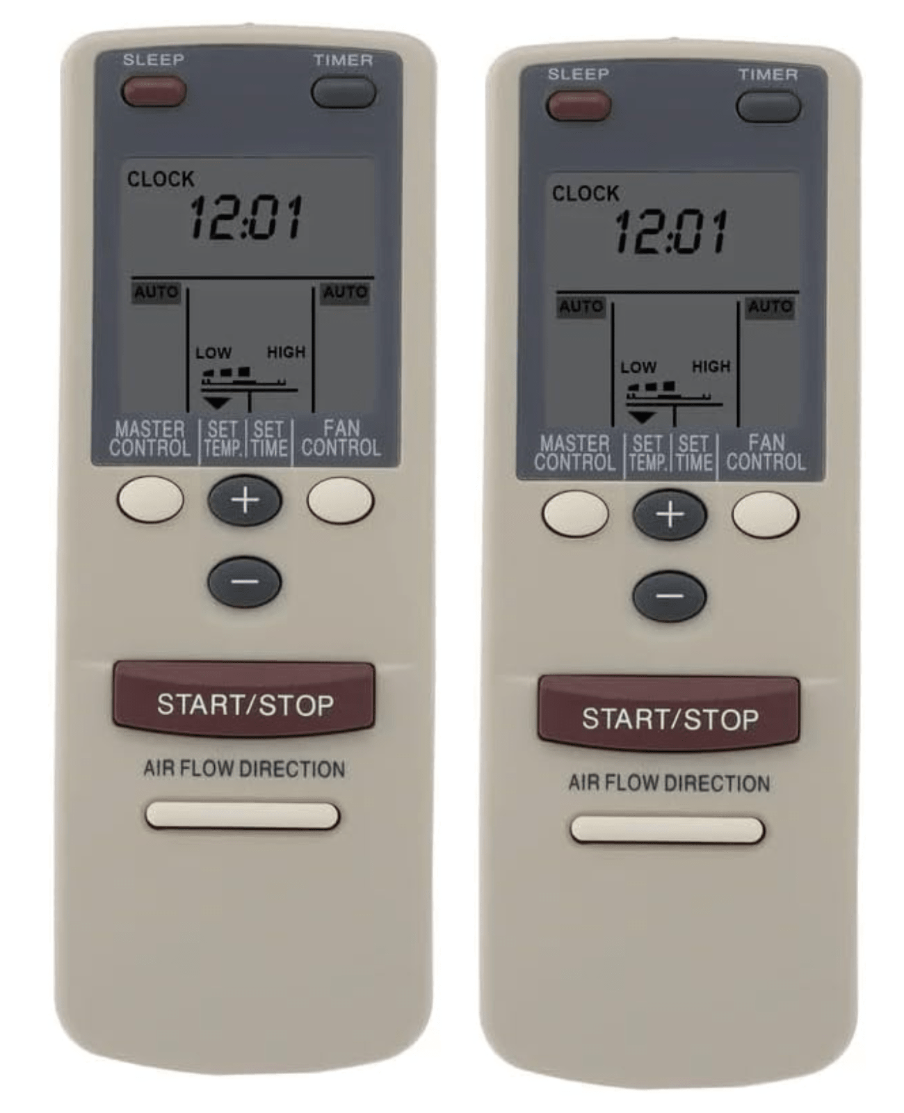 TAVICE 2 PACK Replacement Rinnai YKR - L/101E, Akai AK - 9000WIFI Air Conditioner Remote Control - Office Catch