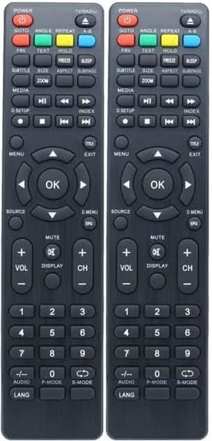 TAVICE 2 Pack Replacement TV Remote Control – Compatible with Bauhn ATV50UHD / ATV‑55UHDC‑0717 / ATV‑55FHDED / ATV‑40FTHED - Office Catch