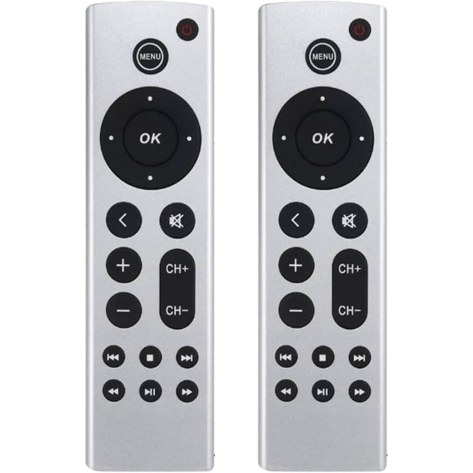TAVICE 2 PACK Replacement Universal Infrared Remote Control Compatible For Apple TV1/TV2/TV3 - Office Catch