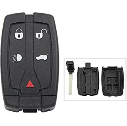 TAVICE 2/3 &amp 5 Button Car Key Compatible with Land Rover Freelander 2 &amp; Freelander 3 Key Fob Shell - Office Catch