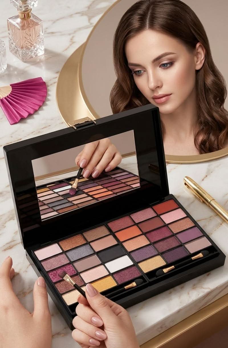 TAVICE 39 Color Makeup Palette Set Eyeshadow, Concealer, Lip Gloss, Foundation & Blush, Sleek Powder, Rich Colors Cosmetic Kit for Professional and Daily Use - Office Catch