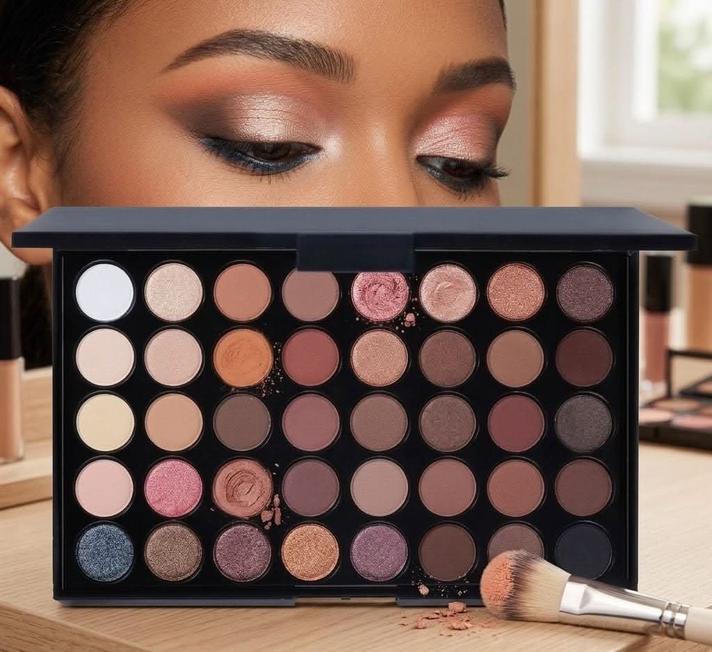 TAVICE 40 - Color Eyeshadow Palette Matte, Shimmer & Metallic Eye Makeup Palette for Long - Lasting, Blendable Looks - Office Catch