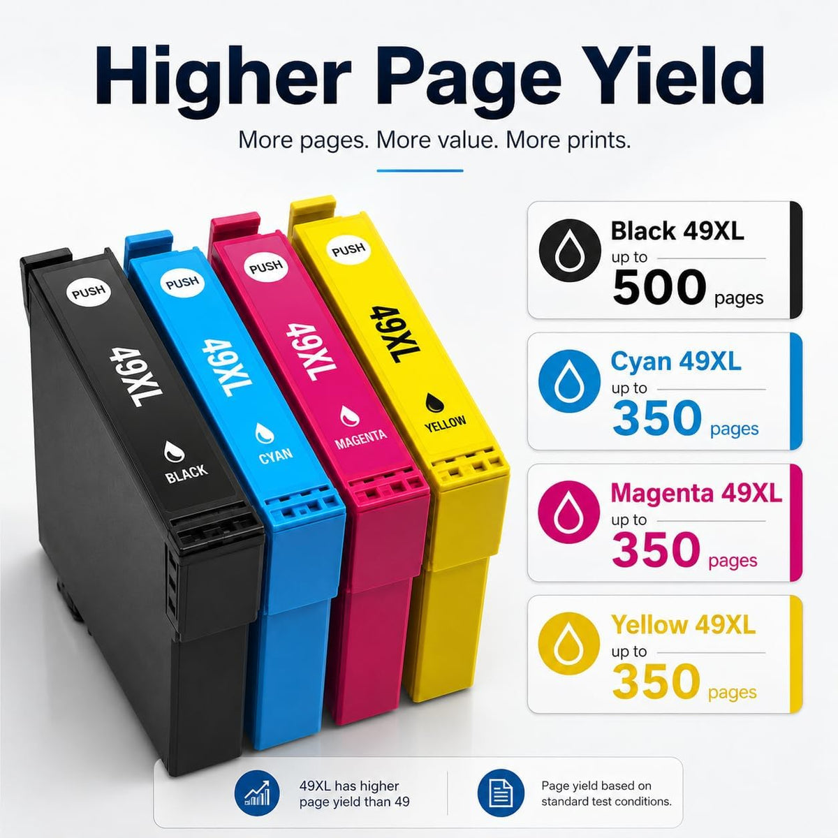 TAVICE 4X 49XL Ink Cartridges Compatible with Epson XP-2205 XP-4205 XP2205 XP4205 - Office Catch