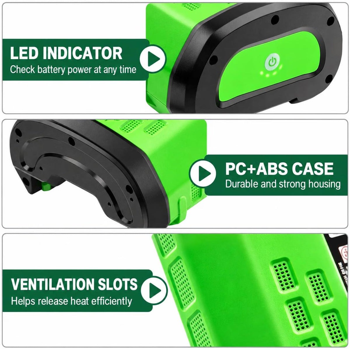 TAVICE 56V Replacement Battery Compatible with EGO BA5600T Cordless Power Tools - Office Catch