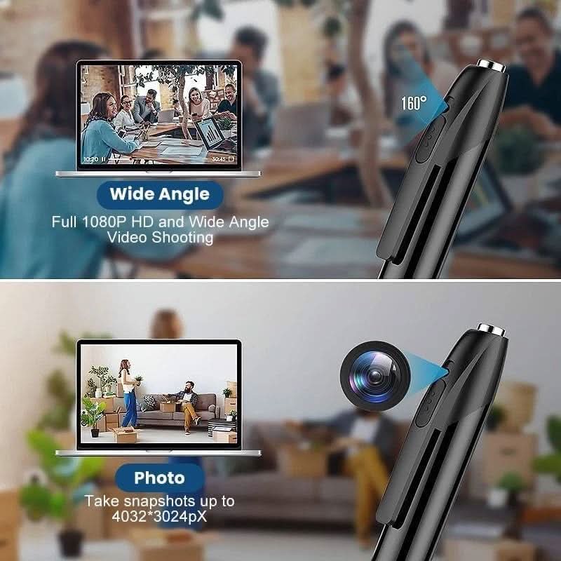TAVICE 64GB Camera Pen 1080P HD Portable Hidden Camera for Video & Photos, Loop Recording, Long Battery Life, Office & Business Use - Office Catch