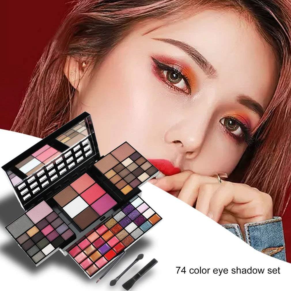 TAVICE 74 - Color Professional Makeup Eyeshadow Palette Set Women’s Beauty Cosmetic Kit & Makeup Box - Office Catch