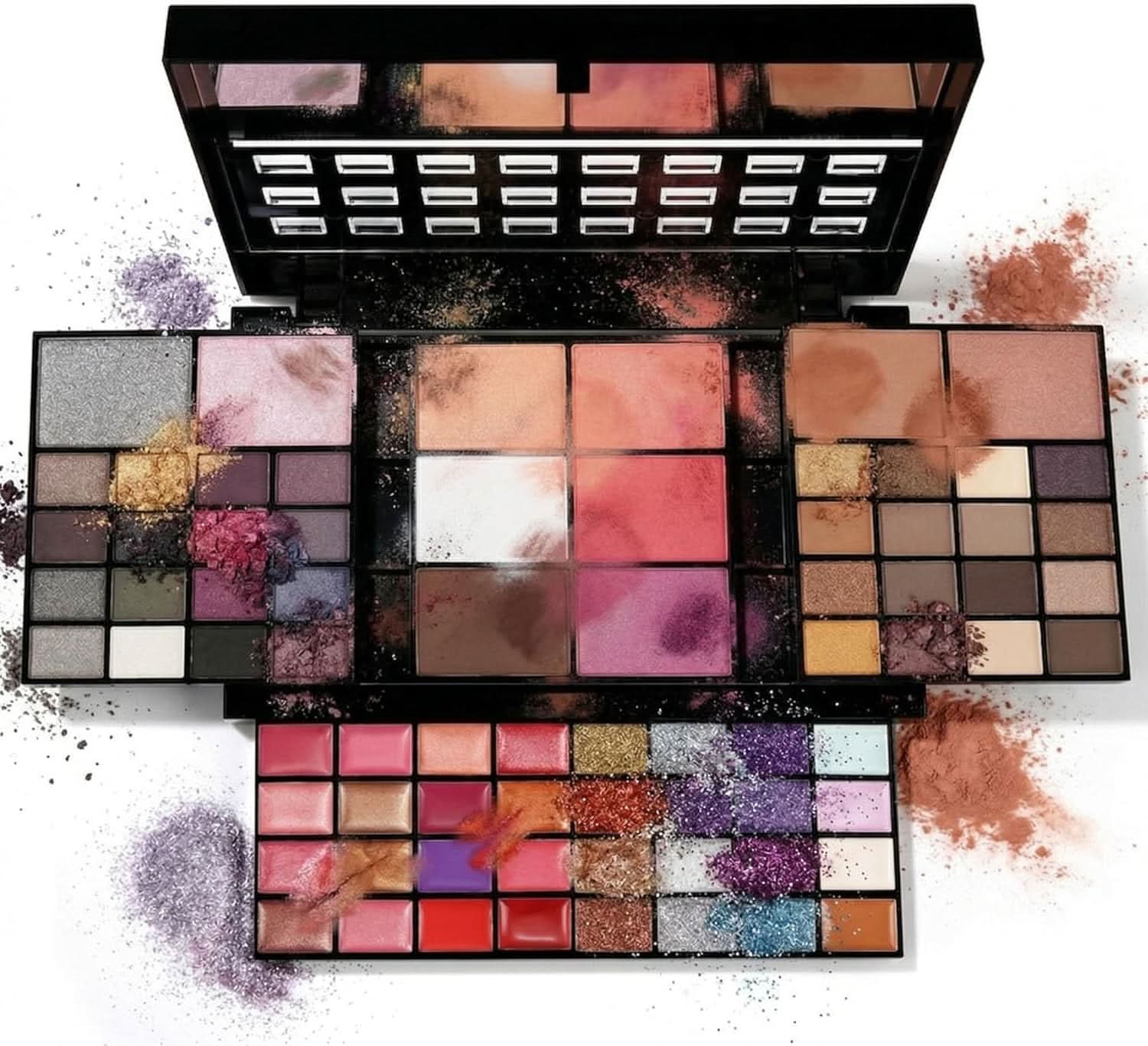 TAVICE 74 - Color Professional Makeup Eyeshadow Palette Set Women’s Beauty Cosmetic Kit & Makeup Box - Office Catch