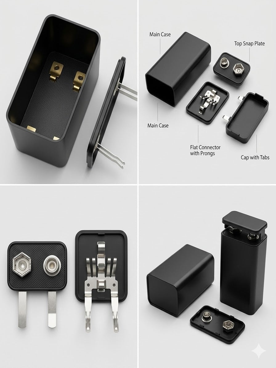 TAVICE 9V Lithium - ion Batteries (6F22), Replacement for Multiple 9V Devices, Long - Lasting Battery – 4 Pack - Office Catch