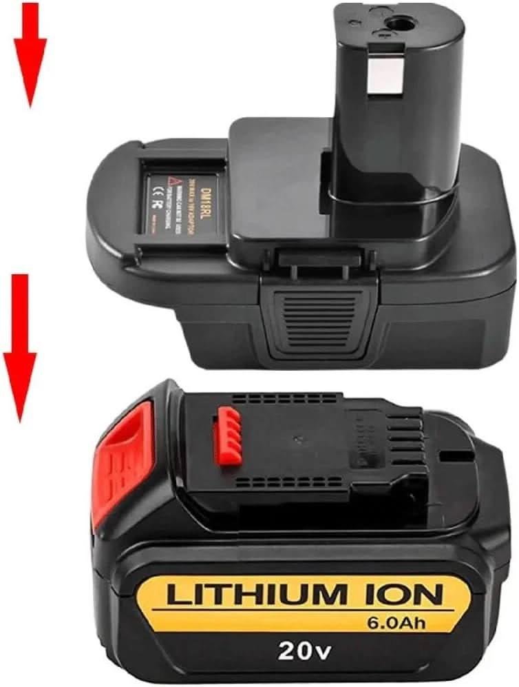 TAVICE Battery Adapter BPS18RL Compatible with Black+Decker, Porter Cable & Stanley 20V Batteries to Ryobi 18V ONE+ Tools Converter Adapter (Battery Not Included) - Office Catch