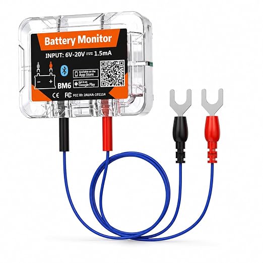 TAVICE Bluetooth 4.0 12V Car Battery Monitor BM6 Wireless Battery Health Tester with App - Office Catch