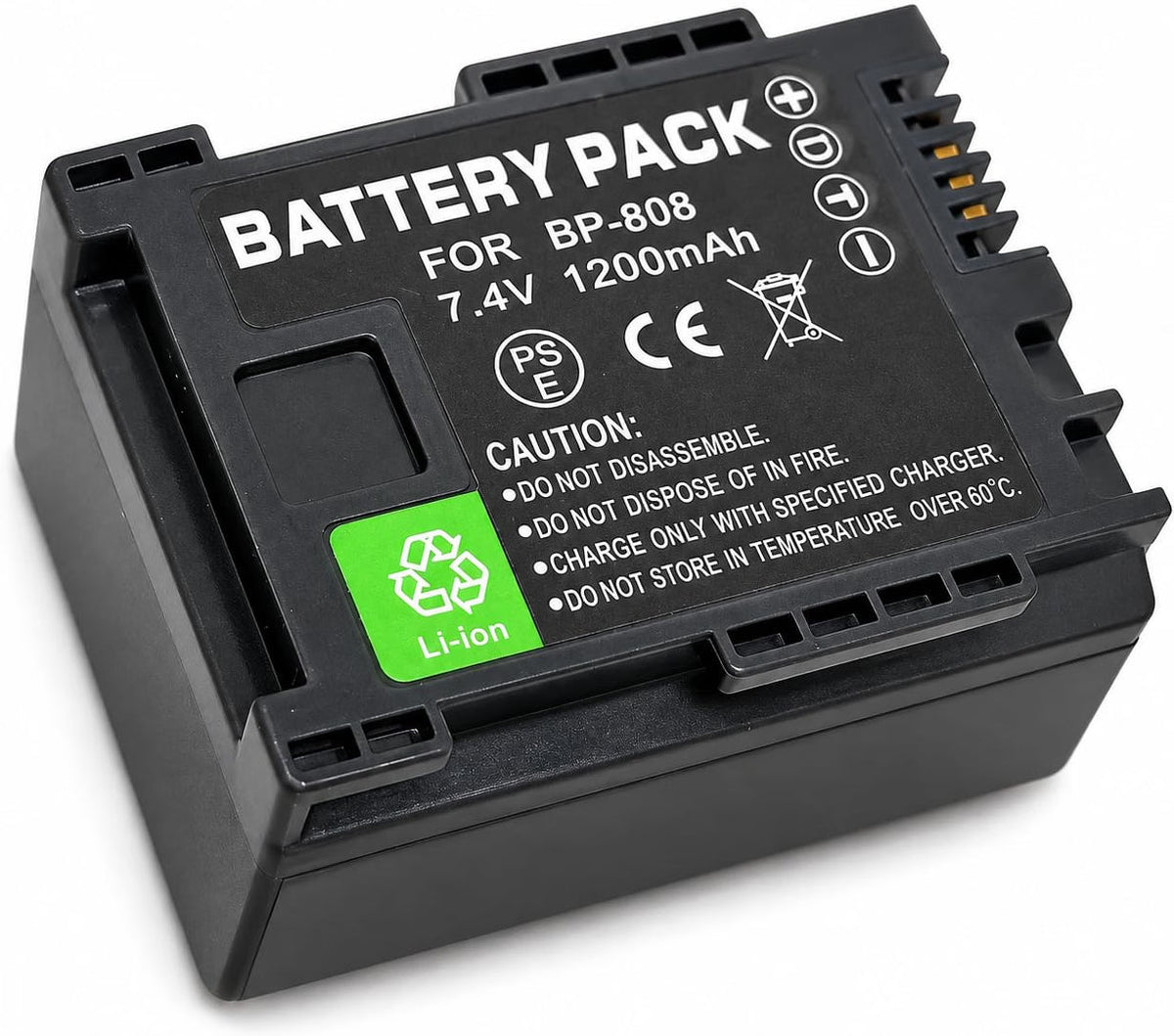 TAVICE BP-807 BP-807D BP-808 BP-808D BP-809 BP-809B BP-809S Replacement Battery Compatible with Canon Camcorders - Office Catch
