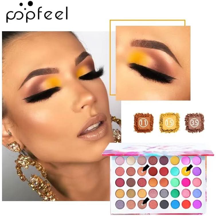 TAVICE Color Studio Eyeshadow Palette 40 Highly Pigmented Matte & Shimmer Shades, Waterproof and Blendable Makeup Palette - Office Catch