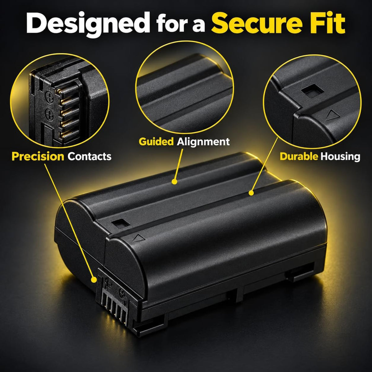 TAVICE EN-EL15C Replacement Battery Compatible with Nikon Z7 Mirrorless Camera - Office Catch
