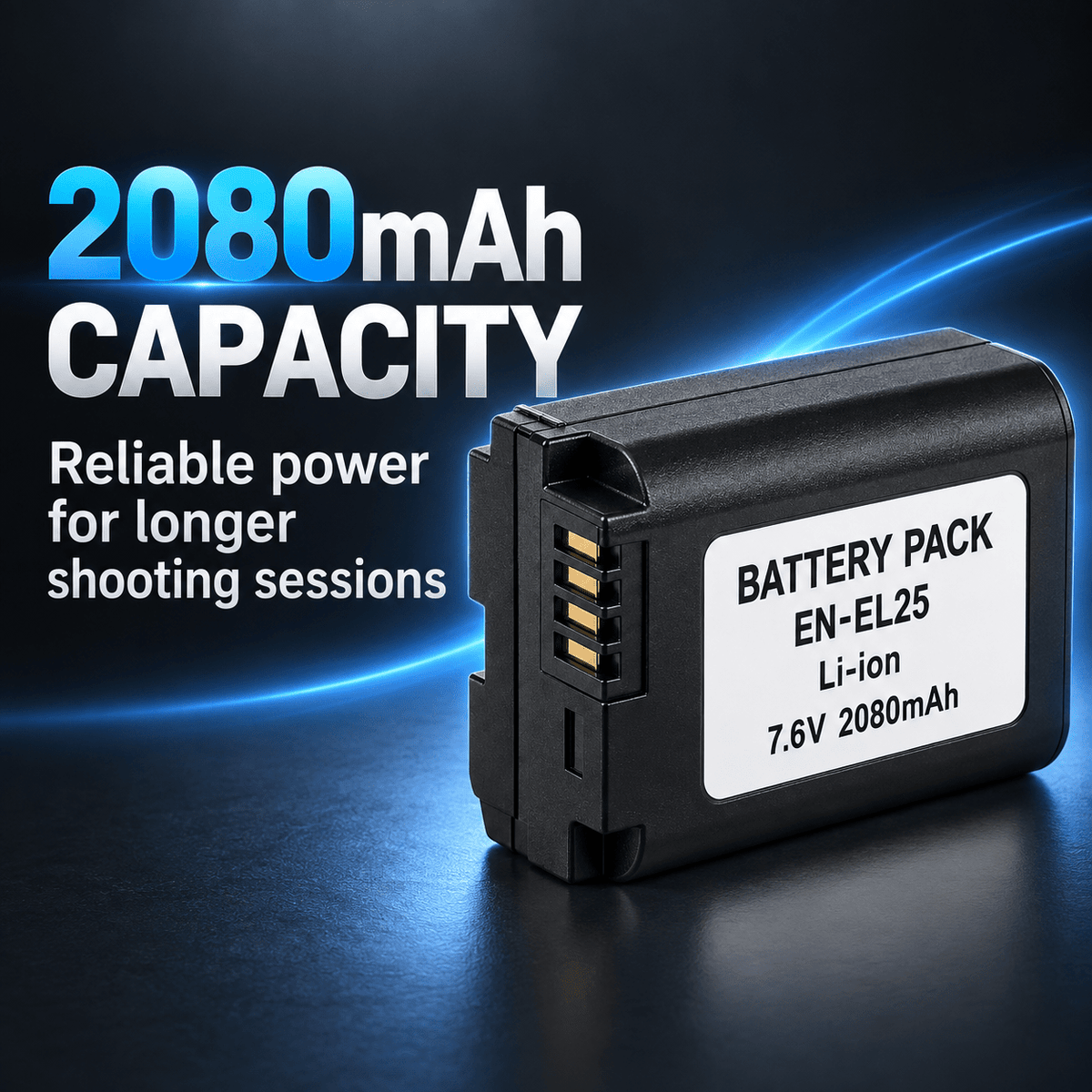 TAVICE EN-EL25 EN-EL25a Battery Compatible with Nikon Z30 Z50 Z50 II Z fc Cameras - Office Catch