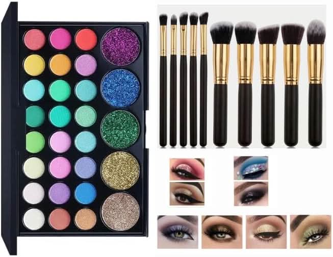 TAVICE Eye Makeup Palette 29 Highly Pigmented Colors in Matte, Shimmer & Metallic Shades - Office Catch