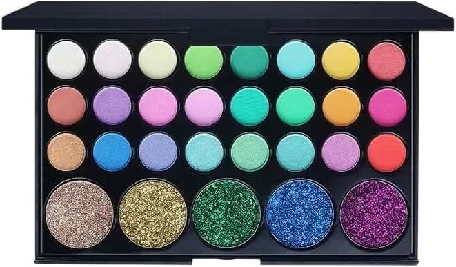TAVICE Eye Makeup Palette 29 Highly Pigmented Colors in Matte, Shimmer & Metallic Shades - Office Catch
