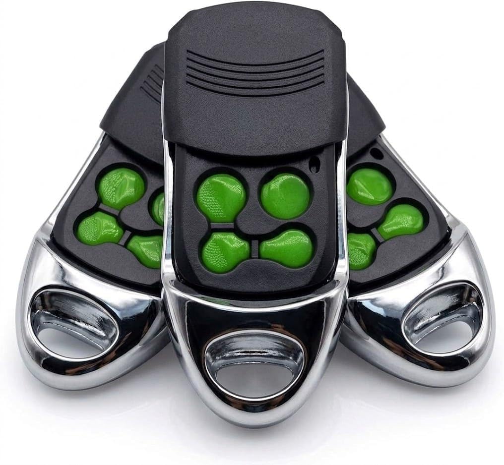 TAVICE Garage Door Remote Compatible with M - 832 M - 842 M - 844 Green 4 Button 433.92MHz Replacement for M - 230T M - 430R Garage Door Openers (3 Pack) - Office Catch