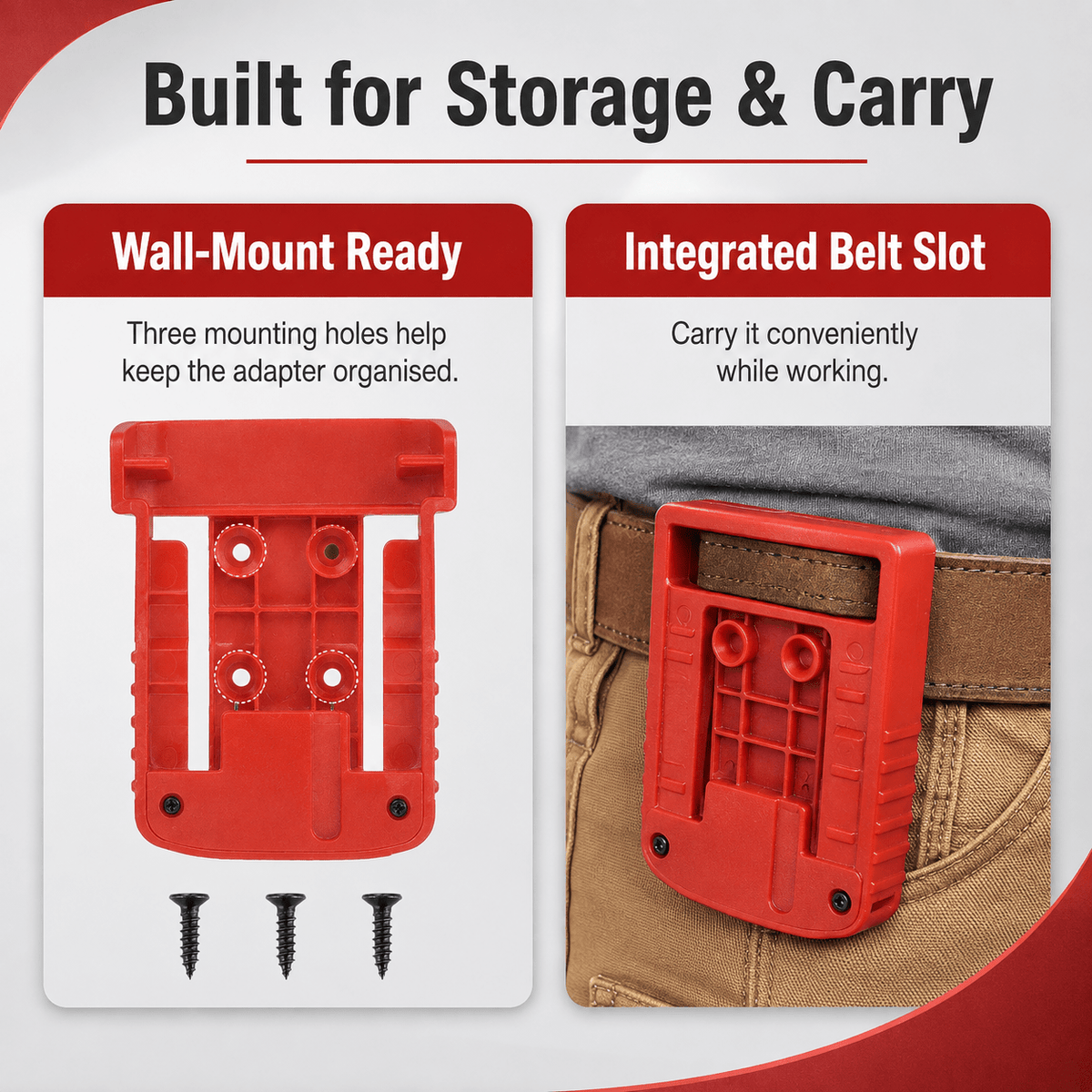 TAVICE Portable USB Type-C Charger Adapter Compatible with Milwaukee M18 18V Battery Power Source - Office Catch