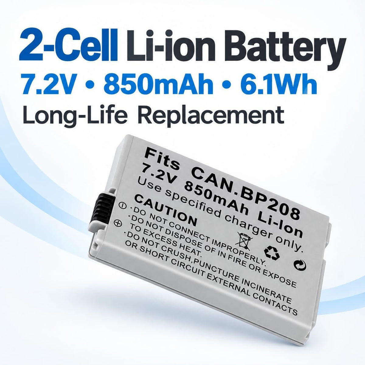 TAVICE Replacement Battery Compatible with Canon DC19 Camcorder - Office Catch