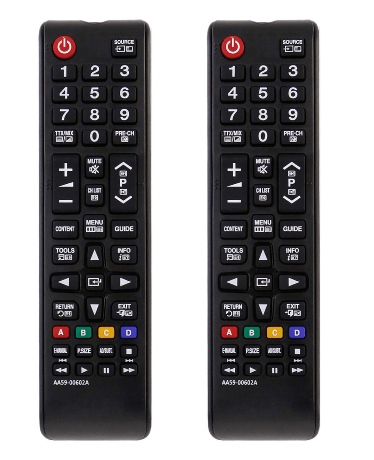 Tavice Replacement Remote Control for Samsung TV – 2 Pack (Model AA59 - 00602A Compatible) Compatible with Samsung TV models including LA32E420 - Office Catch