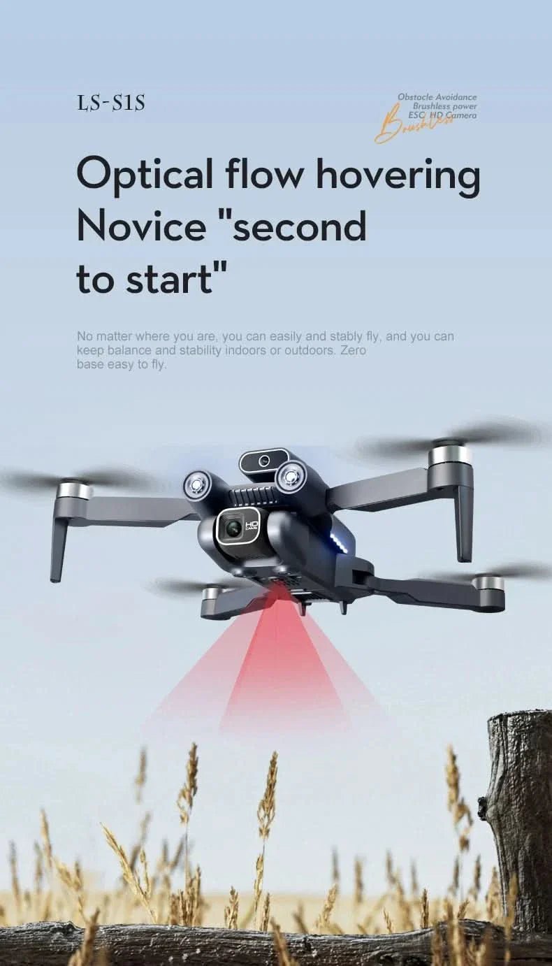Tavice S1S Max Foldable FPV Drone with 6K Camera | Brushless RC Quadcopter, Optical Flow, WiFi FPV, 18 - Min Flight Time - Office Catch