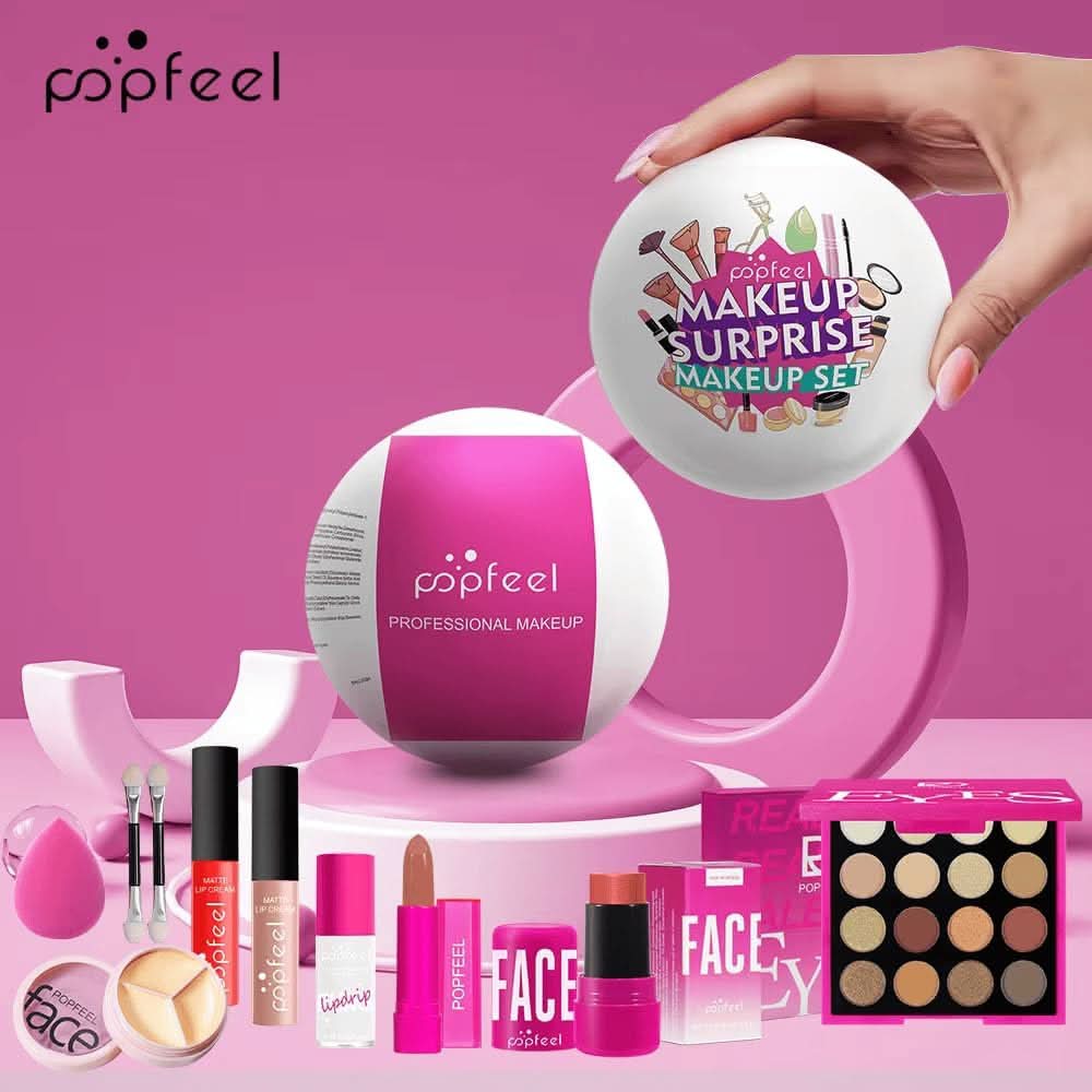 TAVICE Surprise Makeup Ball Gift Set Festive Cosmetic Bundle for Special Occasions, Perfect Birthday Surprise Makeup Sphere - Office Catch