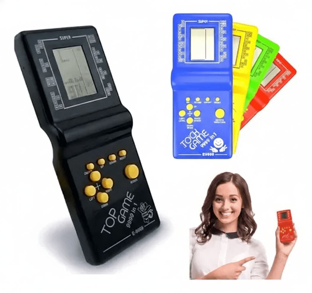 TAVICE TOP Game Mini 3" Handheld – 9,999 Retro Arcade & Puzzle Games, Portable Classic Gaming - Office Catch