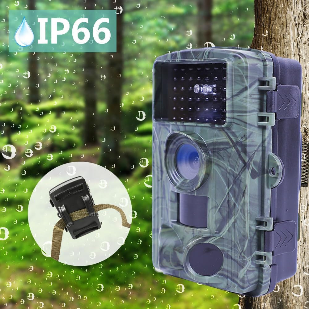 Tavice Trail Camera 8K Waterproof | Motion Activated | Bluetooth + App - Office Catch